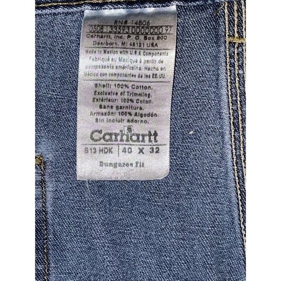 Carhartt Blue Men's Jeans 40x32 - Picture 6 of 12